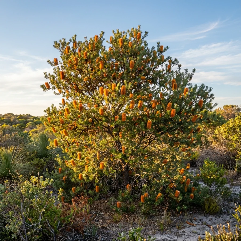 Banksia ‘Giant Candles’ - Banksia ericifolia × Banksia spinulosa