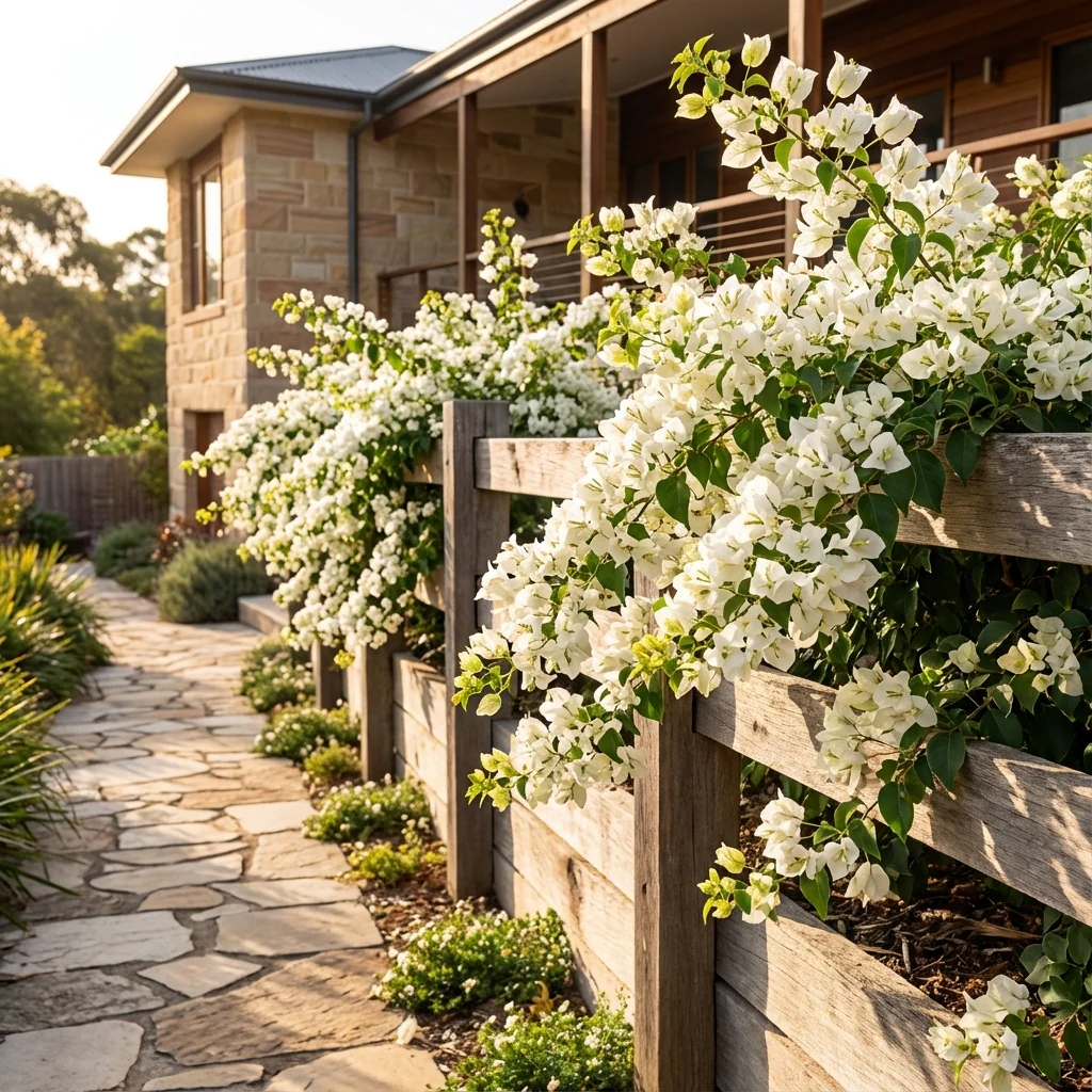 Bougainvillea ‘White Cascade’ - Bougainvillea spp.