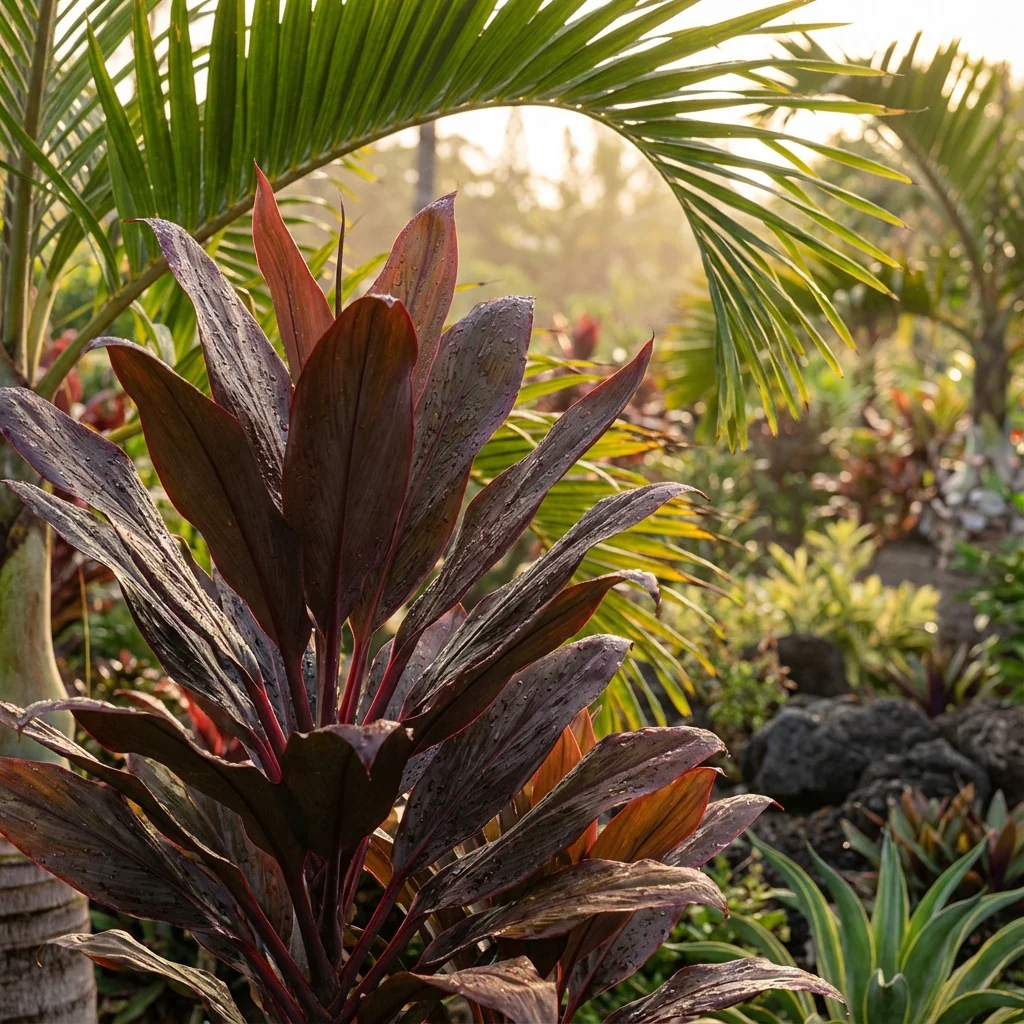 Caruba Black Cordyline - Cordyline fruticosa 'Caruba Black'