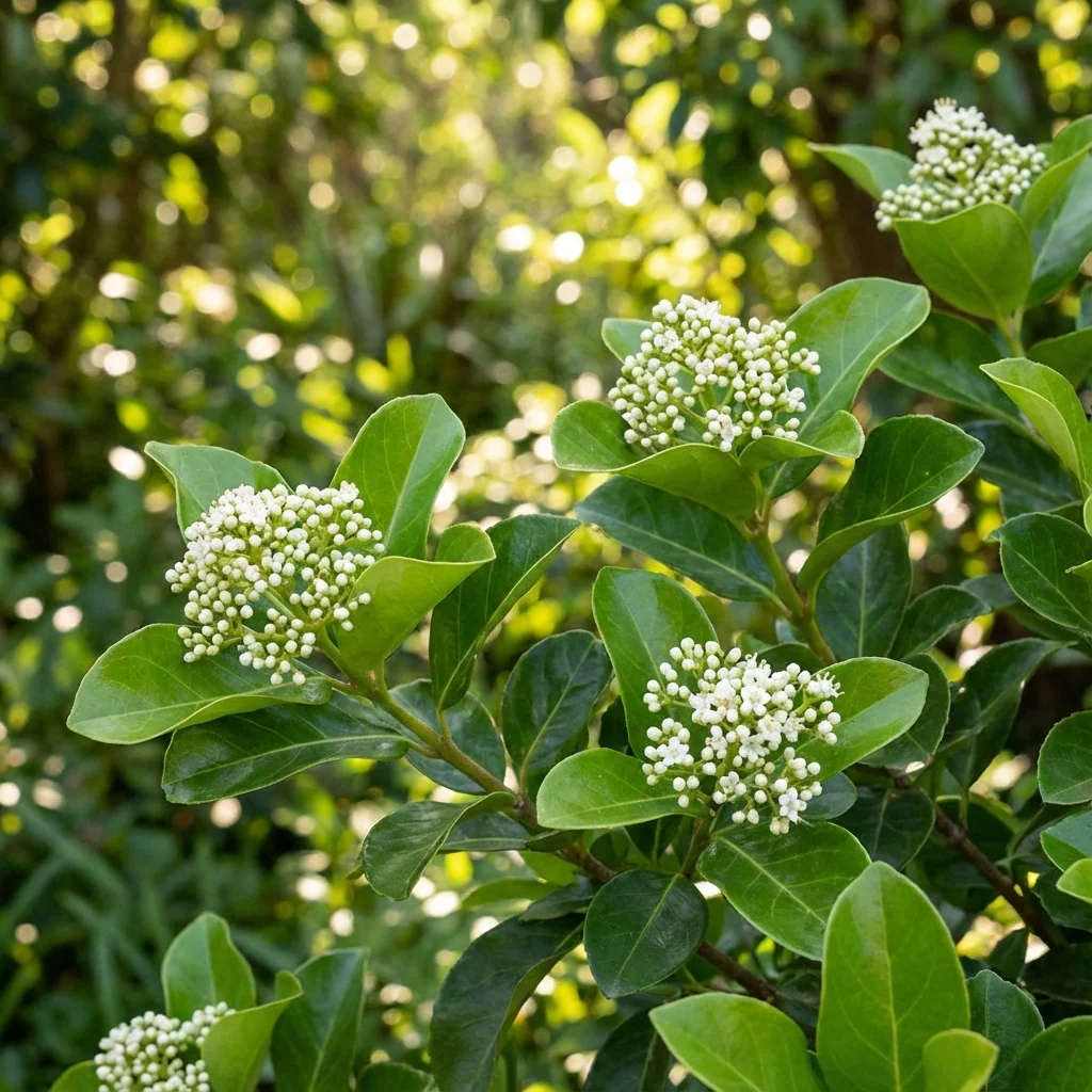 Emerald Lustre Viburnum - Viburnum odoratissimum 'Emerald Lustre'