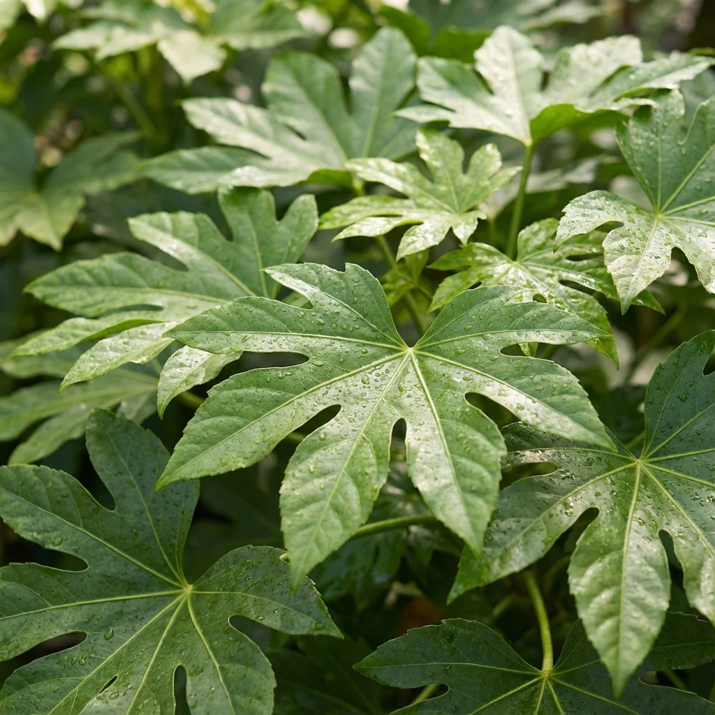 Fatsia japonica 'Aralia' - Fatsia japonica 'Aralia'
