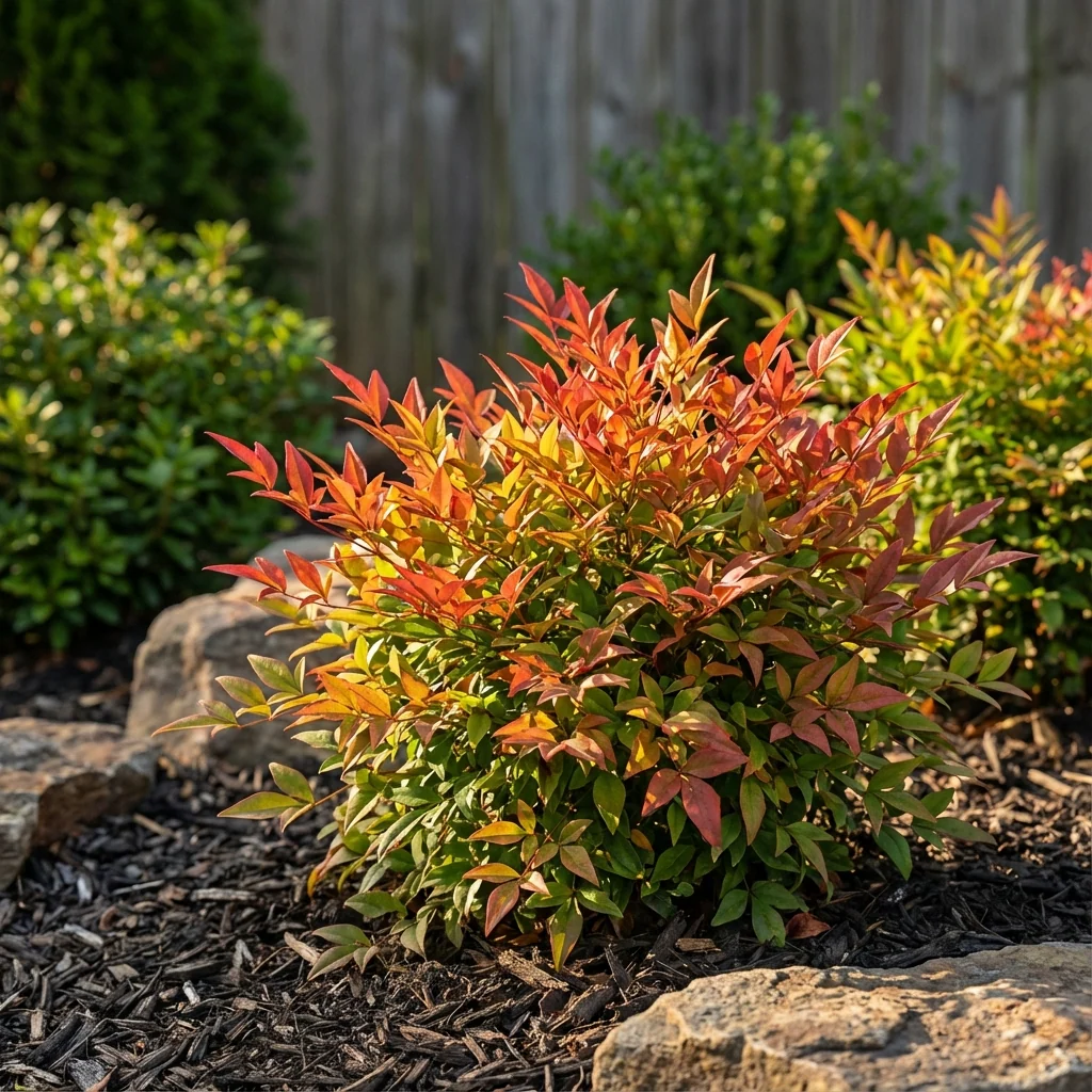 Nandina ‘Moonbay’ - Nandina domestica cultivar