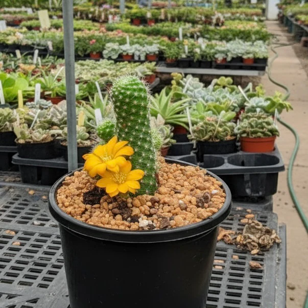 Rebutia Cactus - Rebutia fabrisii aureiflora - Image 2