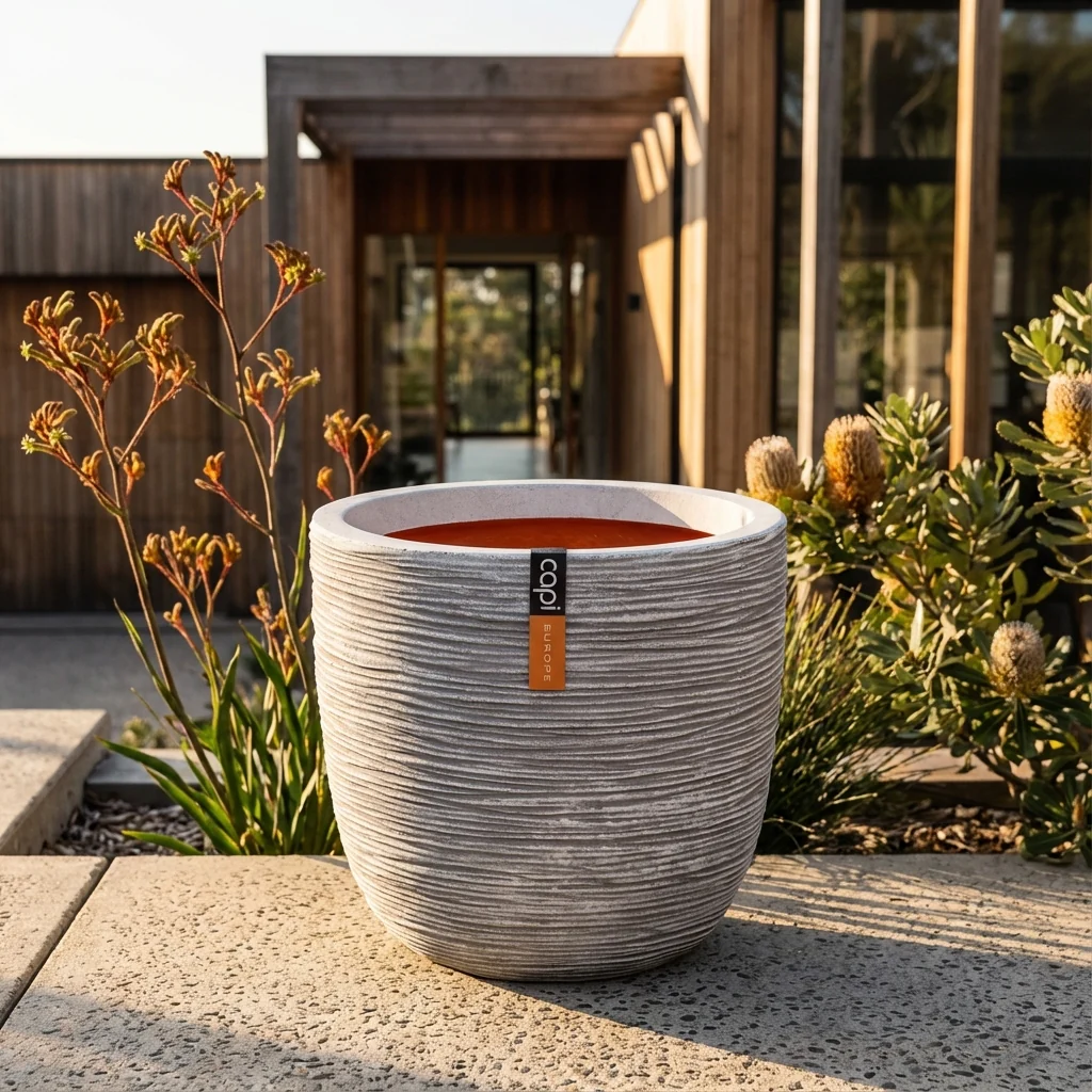 Rib Outdoor Plant Pot - Various sizes available - Image 2