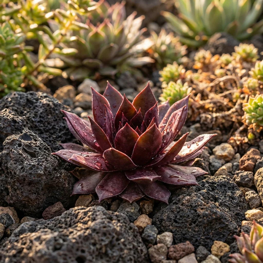 Sempervivum ‘Onyx’ – Succulent