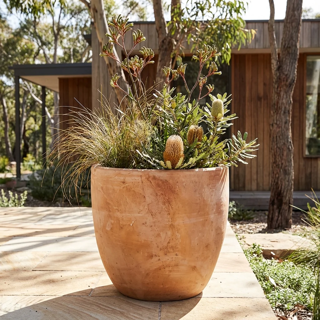 Terracotta Egg Shaped Pot - Various sizes available - Image 2